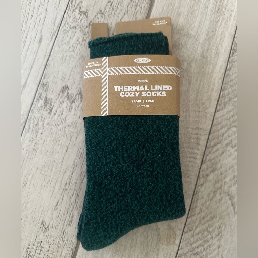 Old Navy Dark Green Thermal Socks
